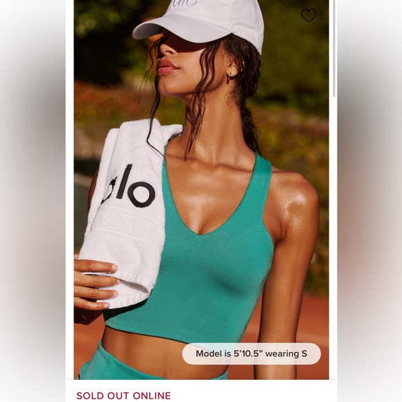 ALO Yoga Other - 💚ALO Yoga💚 Airbrush Real Bra Tank In Spruce Green